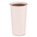 Cups and Lids | Boardwalk BWKWHT20HCUP 20 oz Paper Hot Cups - White (50/Sleeve, 12 Sleeves/Carton) image number 1
