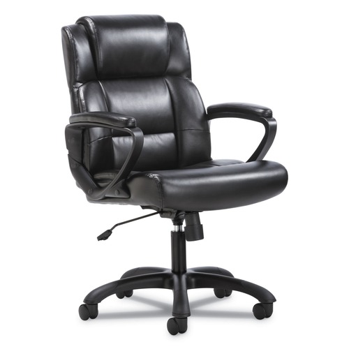  | Basyx HVST305 19 in. - 23 in. Seat Height Mid-Back Executive Chair Supports Up to 225 lbs. - Black image number 0