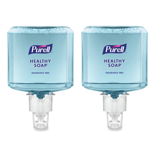 Bulk Savings Pricing 2 | PURELL 6472-02 HEALTHY SOAP 1,200 mL Gentle and Free Foam Refill for ES6 Dispensers - Fragrance-Free (2/Carton) image number 0