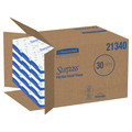 Cleaning & Janitorial Supplies | Surpass 21340 2-Ply Flat Box Facial Tissue for Business - White (100 Sheets/Box, 30 Boxes/Carton) image number 3