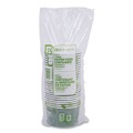 Food Trays, Containers, and Lids | Eco-Products EP-BSC12-WA 4.05 in. x 2.5 in. 12 oz. World Art Renewable and Compostable Paper Food Container - Green (500/Carton) image number 2