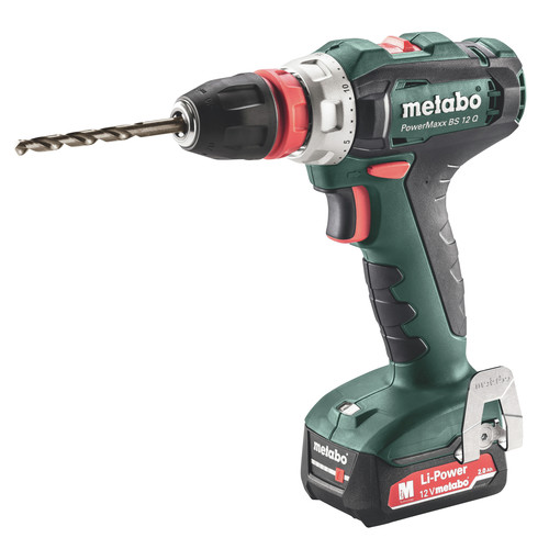 Metabo 601037620 Bs 12 Quick 12v Lithium Ion 3 8 In Cordless Drill Driver Kit 2 Ah Cpo Outlets