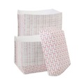 Food Trays, Containers, and Lids | Boardwalk BWK30LAG500 5 lbs. Capacity Paper Food Baskets - Red/White (500/Carton) image number 4