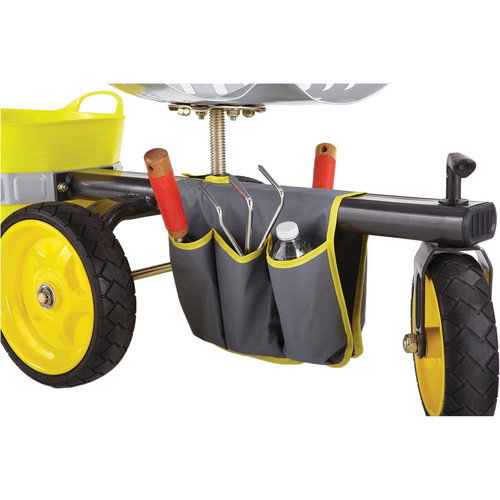 Gorilla Carts GCGRGS Rolling Garden Scooter