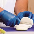 Disposable Gloves | Ammex IVBPF46100 3 mil Industrial Powder-Free Vinyl Gloves - Large, Blue (1000/Carton) image number 2