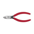 Pliers | Klein Tools D528V 5 in. V and W Notch Tapered Nose Diagonal Cutting Bell System Pliers image number 0
