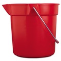 Office Jansan | Rubbermaid Commercial FG296300RED 10-Quart 10.5 in. Round Plastic Utility Pail - Red image number 0