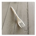 Food Service | Boardwalk BWKFORKPPMW 5.51 in. Mediumweight Polypropylene Fork Cutlery - White (1000/Carton) image number 3
