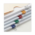 Office Jansan | Universal UNV31028 Binder Clips with Storage Tub - Small, Assorted (40/Pack) image number 5