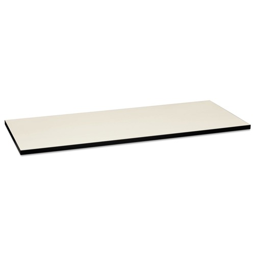 Office & Office Supplies | HON HMT2460G.N.B9.P Huddle Flat Edge 60 in. x 24 in. Rectangular Table Top - Silver Mesh/Black image number 0