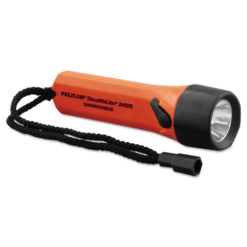 Flashlights | Pelican Products 2400-010-150 Stealthlite ABS Body Flashlight (Orange) image number 0