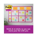 Office Jansan | Post-it Notes Super Sticky 6845-SSP 8 in. x 6 in. Meeting Notes - Energy Boost Collection Colors (4/Pack) image number 2