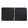 Office Jansan | Samsill 15130 11 in. x 8.5 in. 3 Rings 1 in. Capacity Classic Collection Ring Binder - Black image number 2