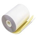  | PM Company 7685 Impact Printing 0.69 in. 3.25 in. x 80 ft. Carbonless Paper Rolls - White/Canary (60/Carton) image number 1