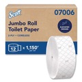 Toilet Paper | Scott 07006 Essential Coreless JRT Septic Safe 1150 ft. 2 Ply Tissues - White (12/Carton) image number 0