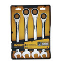 Ratcheting Wrenches | Dewalt DWMT74194 4 pc Jumbo Ratcheting Combo Wrench Set (MM) image number 1