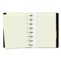 Office Jansan | Filofax B115007U 8.25 in. x 5.81 in. Sheets 1-Subject Medium/College Rule Notebook - Black image number 2