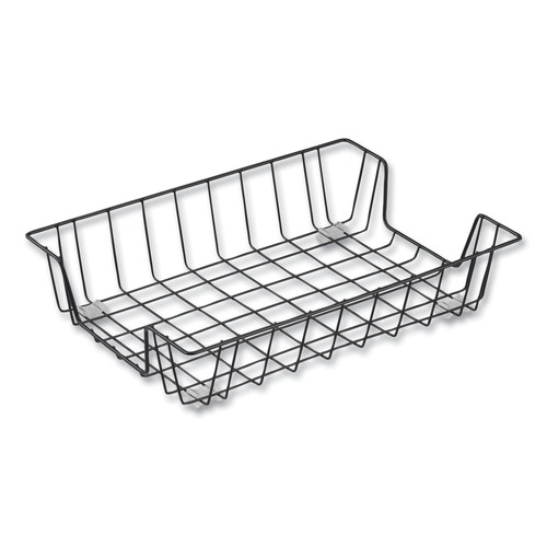 Office Furniture & Lighting | Universal UNV20071 10 in. x 14.13 in. x 3-in Letter Size Files 1 Section Wire Metal Letter Tray - Black image number 0
