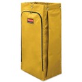 Utility Carts | Rubbermaid Commercial 1966881 34 Gallon 17.5 in. x 33 in. Vinyl Cleaning Cart Bag - Yellow image number 0