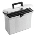 Office Jansan | Pendaflex 41737 14.88 in. x 6.5 in. x 11.88 in. Portable Letter File Boxes - Granite image number 0