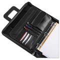 Mothers Day Sale! Save an Extra 10% off your order | Universal UNV25650 14.5 in. x 2.5 in. x 11.5 in. Vinyl Zip-Around Padfolio - Black image number 3