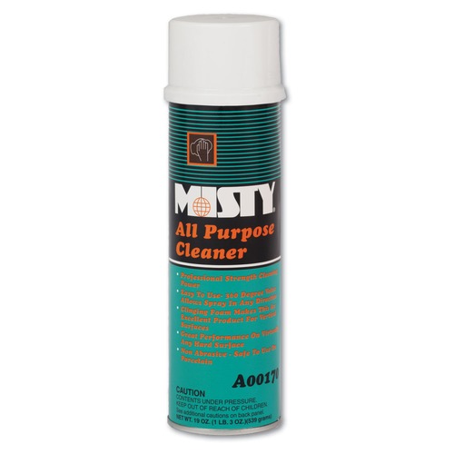 Misty 1001592 19 oz. Mint Scent, All-Purpose Cleaner Aerosol Spray (12/Carton) image number 0