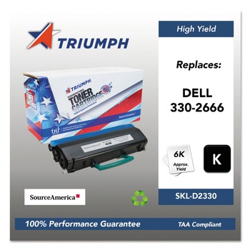 Triumph Remanufactured 330-2666 6,000 Page-Yield High-Yield Toner - Black