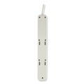 Office Jansan | Tripp Lite TLP606USB 6 Outlets / 2 USB 6 ft. Cord 990 Joules Protect It! Surge Protector - Gray image number 2