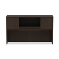  | Alera ALEVA286015ES Valencia Series 58.88 in. x 15 in. x 35.38 in. 4-Compartment Hutch with Doors - Espresso image number 2