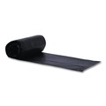 Trash Bags | Boardwalk X7658AKKR01 38 in. x 58 in. 60 gal. 1.5 mil Reprocessed Resin Perforated Roll Can Liners - Black (100/Carton) image number 1