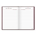 Office Jansan | AT-A-GLANCE SD389-13 2025 Edition 201 Sheets 8.25 in. x 5.75 in. Medium/College Rule Standard Diary Daily Reminder Book - Red Cover image number 1