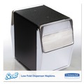 Paper Towels and Napkins | Scott 98720 12 in. x 7 in. 1-Ply Low-Fold Dispenser Napkins - White (8000/Carton) image number 3