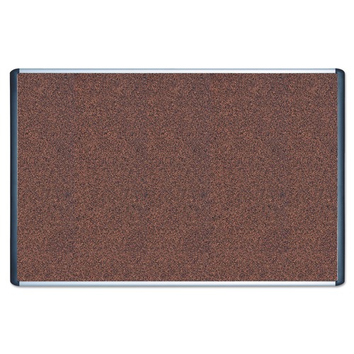  | MasterVision MVI270501 72 in. x 48 in. Tech Cork Board - Tan Surface, Silver/Black Aluminum Frame image number 0