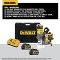 Magnetic Drill Presses | Dewalt DCD1623GX2 20V MAX Brushless Lithium-Ion 2 in. Cordless Magnetic Drill Press Kit (9 Ah) image number 1