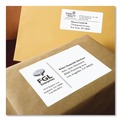Office Jansan | Avery 08168 3.5 in. x 5 in. Shipping Labels with TrueBlock Technology - White (4/Sheet, 25 Sheets/Pack) image number 3