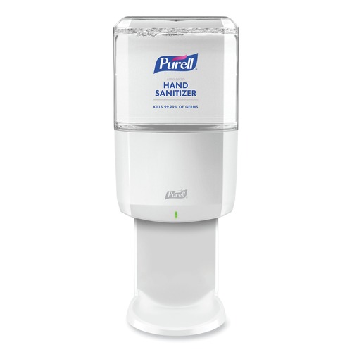 Labor Day Sale! Save $30 off $199! | PURELL 6420-01 ES6 5.25 in. x 8.56 in. x 12.13 in. 1,200 mL Touch Free Hand Sanitizer Dispenser - White (1/Carton) image number 0