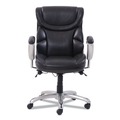 Office Jansan | SertaPedic 49711BRW 18.75 in. to 21.75 in. Seat Height Supports Up to 300 lbs. Emerson Task Chair - Brown Seat/Back, Silver Base image number 1