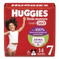 Cleaning & Janitorial Supplies | Huggies 56609 Little Movers HuggFit 360 Degree - Size 7/Disney Design (14/Pack) image number 0