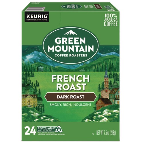 Office Jansan | Green Mountain Coffee 5000330108 Coffee K-Cups - French Roast (24/Box) image number 0