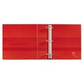 Avery 79584 Heavy-Duty 4 in. Capacity 11 in. x 8.5 in. 3-Ring Non-View Binder with DuraHinge - Red image number 2