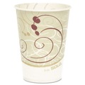 Cups and Lids | SOLO R9N-J8000 ProPlanet Seal Symphony Design Wax-Coated 9 oz. Cold Paper Cups - Beige/White (2000/Carton) image number 0
