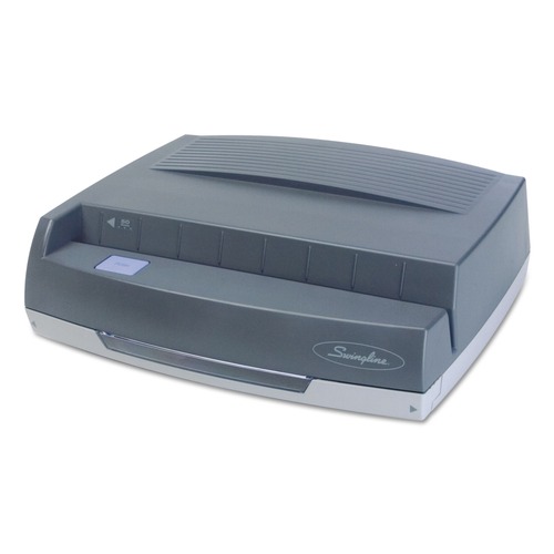  | Swingline 9800350A 50-Sheet 350md Electric Three-Hole Punch, 9/32-in Holes, Gray image number 0