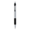 Pens | Zebra 27010 Z-Grip Medium 1 millimeter Retractable Metal Ballpoint Pen - Black Ink/Silver/Black Barrel (1-Dozen) image number 0