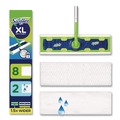 Office Jansan | Swiffer 74471 16.5 x 9 Max/XL Wet Refill Cloths - White (6/Carton) image number 7