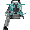 Backpack Blowers | Makita EB7660TH 75.6 cc MM4 4-Stroke Engine Tube Throttle Backpack Blower image number 4