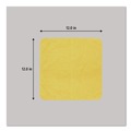 Office Jansan | Rubbermaid Commercial 1820580 12 in. x 12 in. Microfiber Cleaning Cloths - Yellow (24/Pack) image number 5