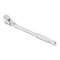  | GearWrench 81215T 90-Tooth 3/8 in. Drive Full Polish Flex Teardrop Ratchet image number 1