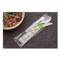 Office Jansan | Eco-Products EP-S015 Plantware Compostable Fork/Knife/Napkin/Spoon Cutlery Kit - Pearl White (250/Carton) image number 3