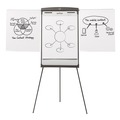  | Quartet 67EA 27 in. x 35 in. Magnetic Dry Erase Easel - Graphite Surface, Graphite Plastic Frame image number 2