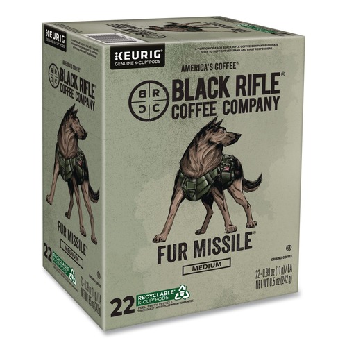 Black Rifle Coffee Company Fur Missile Coffee K-Cups (88/Carton)